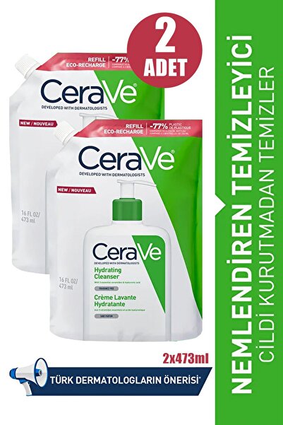 CeraVe Hydrating Cleanser Normal ve Kuru Ciltlere Özel Yüz ve Vücut Nemlendir...