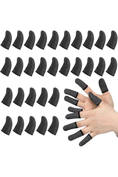 CHU DAI 6-Pack Game Finger Sleeve Thin Breathable Anti-Sweat Anti-Slip Gaming Finger Cots Gloves