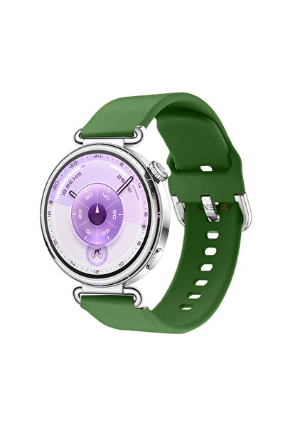 Sneezy Huawei Watch GT6 41mm İle Uyumlu Yumuşak PureLux Soft Tokalı Silikon K...