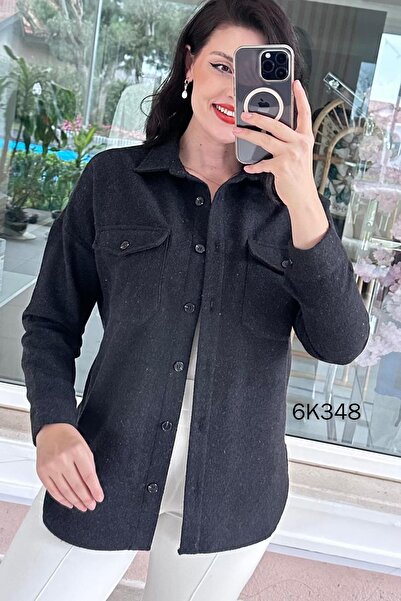 İnce Topuk Çift Cepli Oduncu Gömlek 6k348