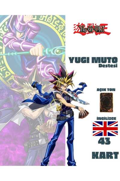 Cakmak Oyun Dukkani Yu-Gi-Oh! İngilizce Yugi Muto/Firavun Atem Destesi 43 Yugioh Kartı