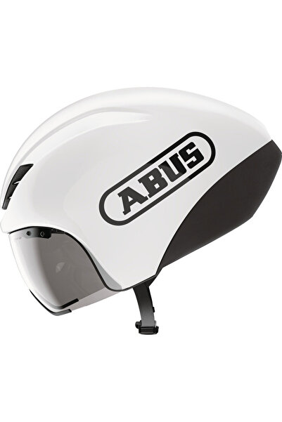 Abus GameChanger 1.1 TT Time Trial ve Triathlon Kaskı Beyaz Large 57-62Cm
