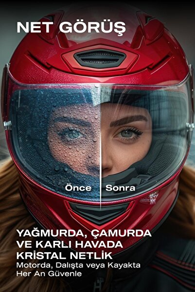 Nasiol Goglide Kask ve Gözlük Nano Yüzey Koruyucu-Su İtici-Nano Yağmur Kaydırıcı-1 Yıl Dayanım-10ml