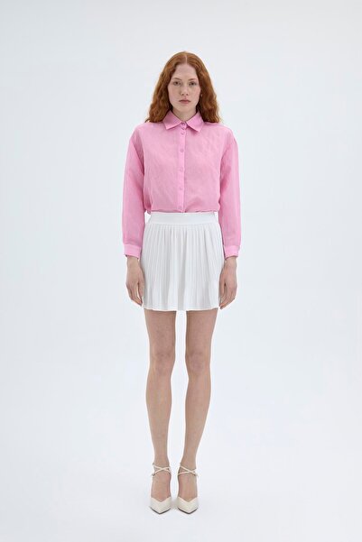 Quzu Women's Skirt 41573 Ecru