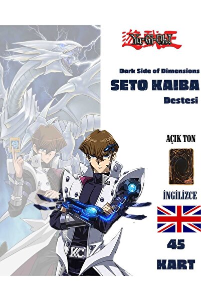 Cakmak Oyun Dukkani Yu-Gi-Oh! İngilizce 2016 Filmi Seto Kaiba Destesi 45 Yugi...