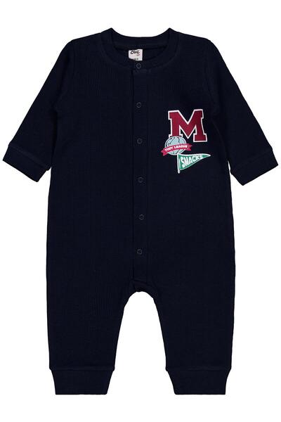 Civil Baby M Baskılı 6-18 Ay Tulum - Lacivert 18-24 Ay