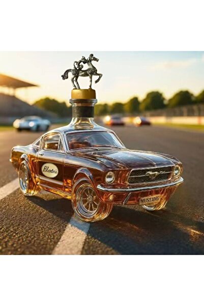 Choice Blanton s Creative Car Shape High Boron Glass Whiskey Bottle Modern Style Sealed Empty Wine Containe