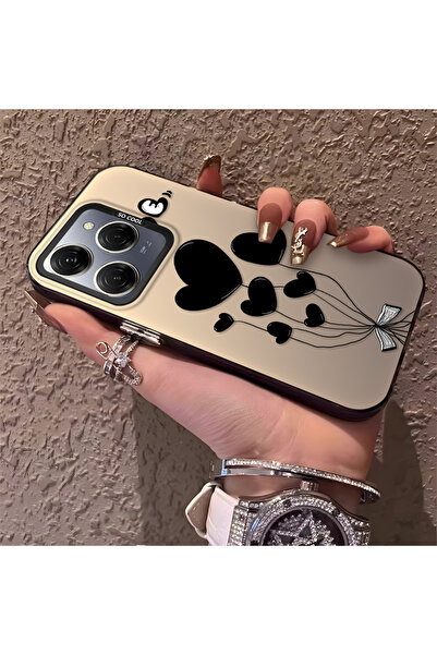 ucuc جراب هاتف سيليكون واقي بنمط بالون القلب متوافق مع تكنو سبارك 20 برو 5G