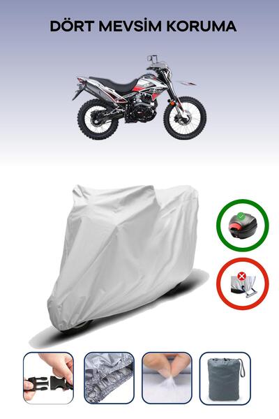 Breen Gray Rear Bag Compatible Rks Rt250 Compatible Motorcycle Tarpaulin Motor Cover