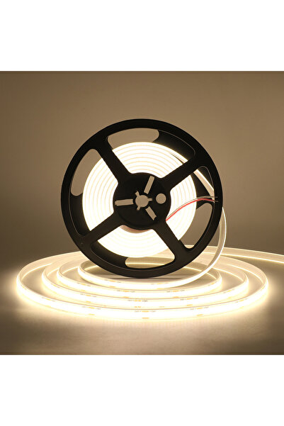 Choice شريط إضاءة LED COB أبيض دافئ مقاوم للماء بمعيار IP68، 12 فولت، 4 أمتار...