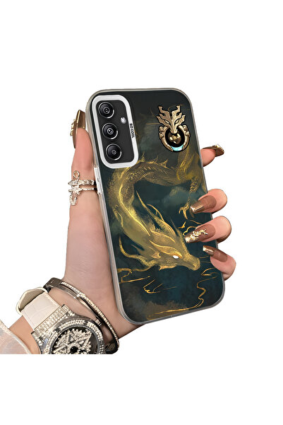 ucuc حافظة سيليكون متوافقة مع هاتف سامسونج جالاكسي M34 5G ذات حافة صلبة ومضاد...