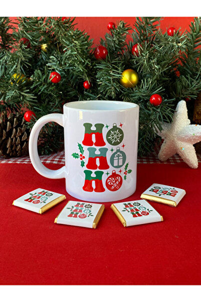 Hepsi Enteresan Chocolate Christmas Cup, Ho Ho Ho, New Year Gift
