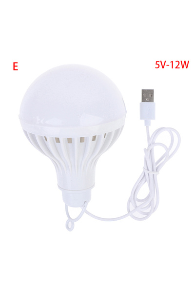 Choice E 5V 3W-12W USB Bulb Light portable Lamp LED for hiking camping Tent t...