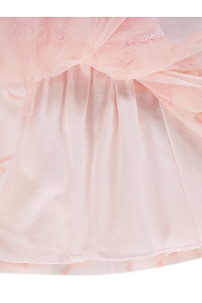 Civil Baby Fiyonklu Tüllü 6-18 Ay Etek - Pembe 18-24 Ay