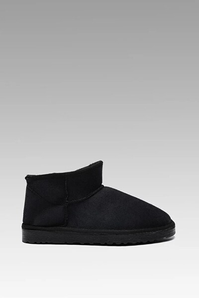 madam gold Mini Tan Suede Ankle Boots with Fur Inside Flat Sole Shoes