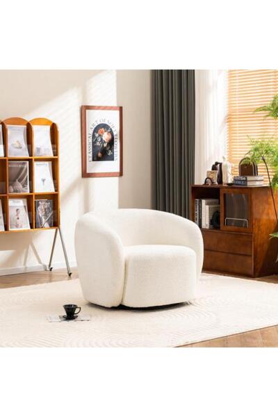 Levona Modern Design Boucle Chair