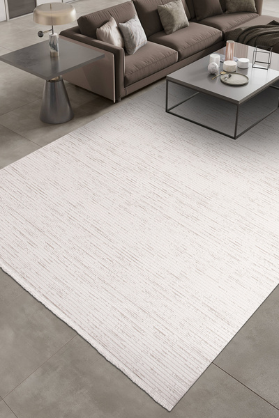 Halispecial Filya-Krem-Akrilik-TonaTon-Salon,Oturma Odası-Halı–Robot Süpürge-...