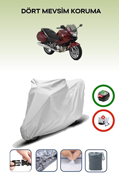 Breen Grey Tail Bag Compatible Honda Nt 700 V Deauville Abs Compatible Motorc...