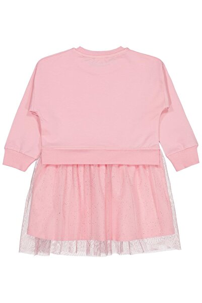 Civil Girls Unicorn Baskılı 2-5 Yaş Elbise - Pembe 4-5 Yaş