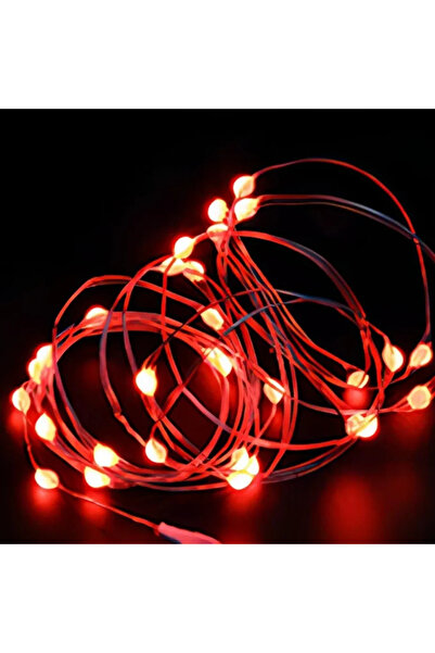 Choice أضواء خرافية LED حمراء بطول 5 أمتار إلى 1 متر، تعمل بالبطارية، مصنوعة ...