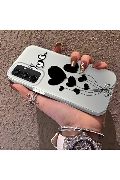 ucuc جراب هاتف سامسونج جالاكسي A15 متوافق مع نمط بالون القلب المصنوع من السيل...