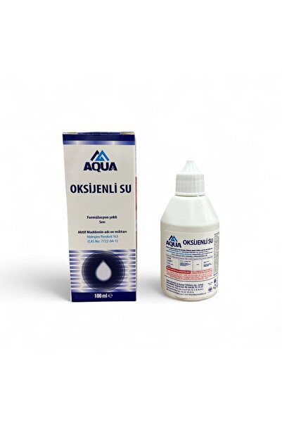 Aqua bozkarmedikal Oksijenli Su 100 ml - %3 Hidrojen Peroksit 100 ml | Dezenf...