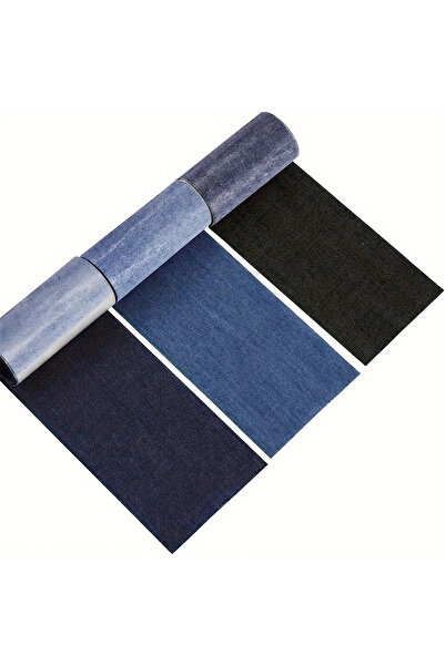 Choice NZBT-3Rolls 3 Rolls of Jean Iron-On Patches, 8 x 50 cm Repair Patches, Clothing, Self-Adhesive Iron-