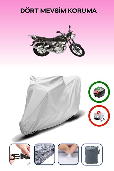 Breen Gray Rear Bag Compatible Falcon Lion 150 Compatible Motorcycle Tarpaulin Motor Cover
