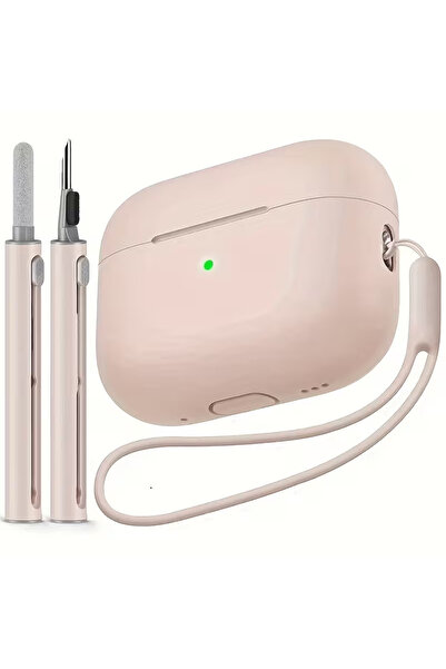 Choice جراب AirPods Pro 3 بلون وردي رملي، جراب AirPods Pro من الجيل الثالث 20...