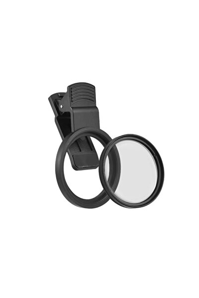 Choice فلتر عدسة كاميرا الهاتف أسود اللون، 52 مم، يُثبّت بمشبك، فلتر استقطاب دائري فائق الرقة، يُحسّن الألوان