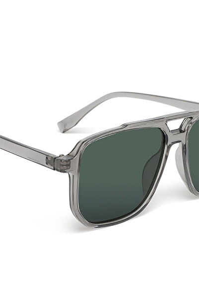 london Rag Women Thin Rim Navigator Sunglasses in Grey