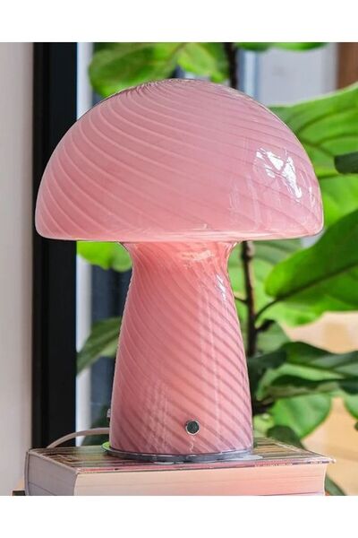 Choice Blue Bauhaus mushroom ambient lamp Nordic vintage ins girly internet-famous bedroom living room beds