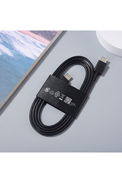 Samsung 100cm black S21 1/1.8M USB Type C PD Cable 25W 45W 3A Fast Quick Charging Data Line For Note 2...