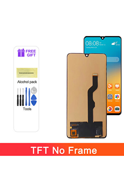 Choice4 شاشة OLED سوداء بدون إطار مقاس 7.2 بوصة لهاتف هواوي ميت 20 إكس، شاشة ...