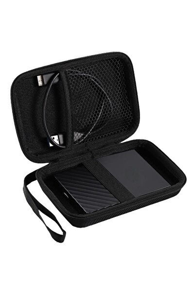 Choice 1pc 1pc Black Hard EVA Carry Bag Compartments Case Cover for 2.5 HDD Hard Disk