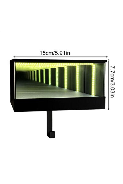 Choice Black Car Garage Key Holder with LED Light Keychain Hanger Key Organiz...