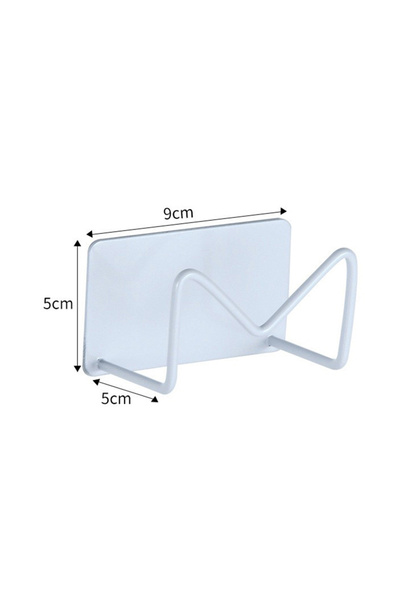 Choice White Wall Mounted Hair Dryer Holder Stainless Steel Self Adhesive Sto...