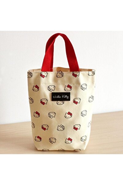Choice A Korean Fashion Canvas Angel Cat Storage Bag Portable Cartoon Japanes...