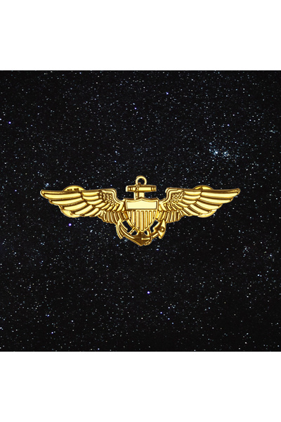 Choice شارة معدنية ذهبية للجيش الأمريكي، دبوس طيار في سلاح الجو، شارة نقيب، م...