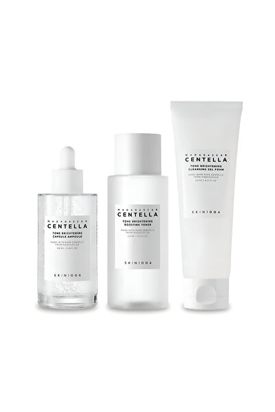 Skin1004 Tone Brightening Set Toner 210 ml-Gel Foam 125 ml-Serum 100 ml 3lü Set