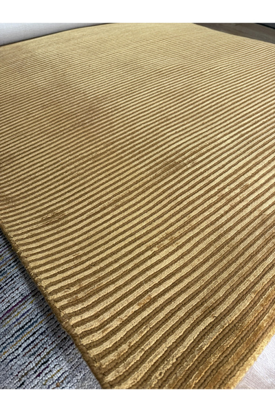 Hoomrugs Hoom Rugs Jaipur Hardal El Dokuma Modern Halı – Orta Hav, Minimal Ta...