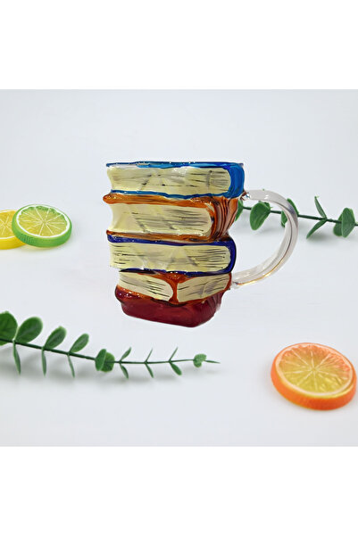 Choice 301-400ml book cup A Painted Book Mug Novelty 3D Painted Books Painted Book Mug, Painted Book Cup, M