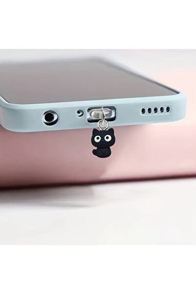 Choice سدادة هاتف لطيفة على شكل قطة، مصنوعة يدويًا، رقيقة وصغيرة الحجم، لحماي...