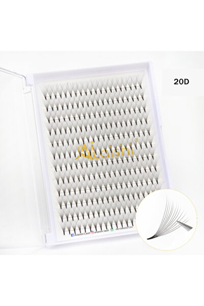 Choice5 9 مم 0.07 مم D 20D AILAISHI رموش كثيفة جاهزة الصنع MIX رموش فردية جاهزة الصنع R