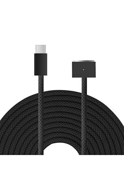 Choice كابل شحن أسود من نوع USB-C إلى مغناطيسي 3 بطول 3 أمتار/10 أقدام، كابل ...