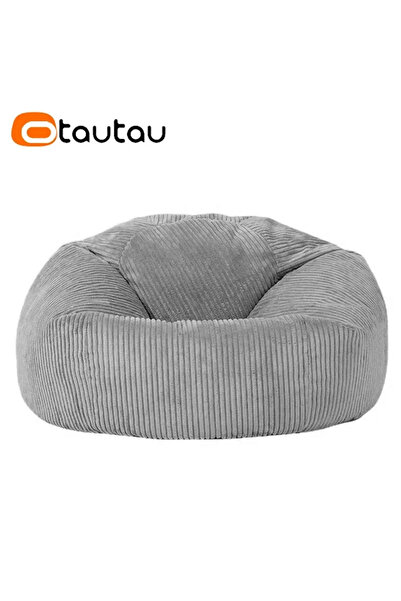 Choice Warning-empty cover 85cm-grey OTAUTAU Corduroy Bean Bag Cover DD025【No...