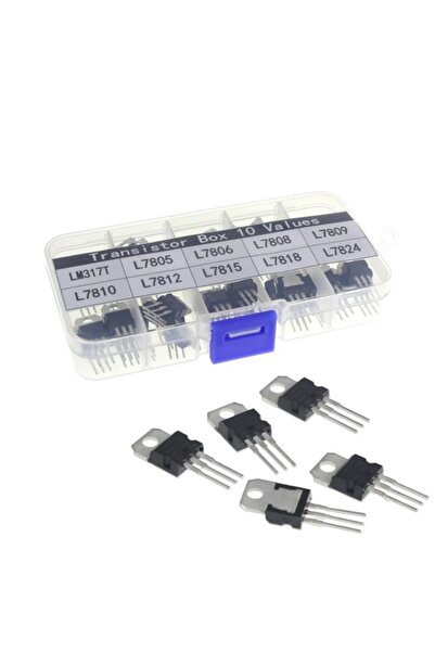 Choice LM317T L7805 L7806 L7808 L7809 L7810 L7812 L7815 L7818 L7824 Transistor Assortment Kit 10value*5p...