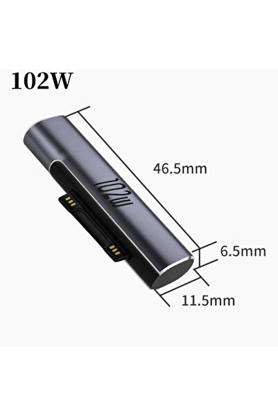 ALLOYSEED 102W Charging Adapter for Microsoft Surface to USB Type C Converter...