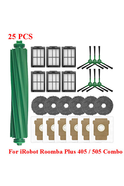 Choice 25PCS For Irobot Roomba Plus 405 Combo/505 Combo Robot Vacuum Cleaner ...