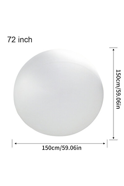 Choice بالونات بيضاء ضخمة مقاس 72 بوصة من اللاتكس لتزيين الحفلات والمهرجانات